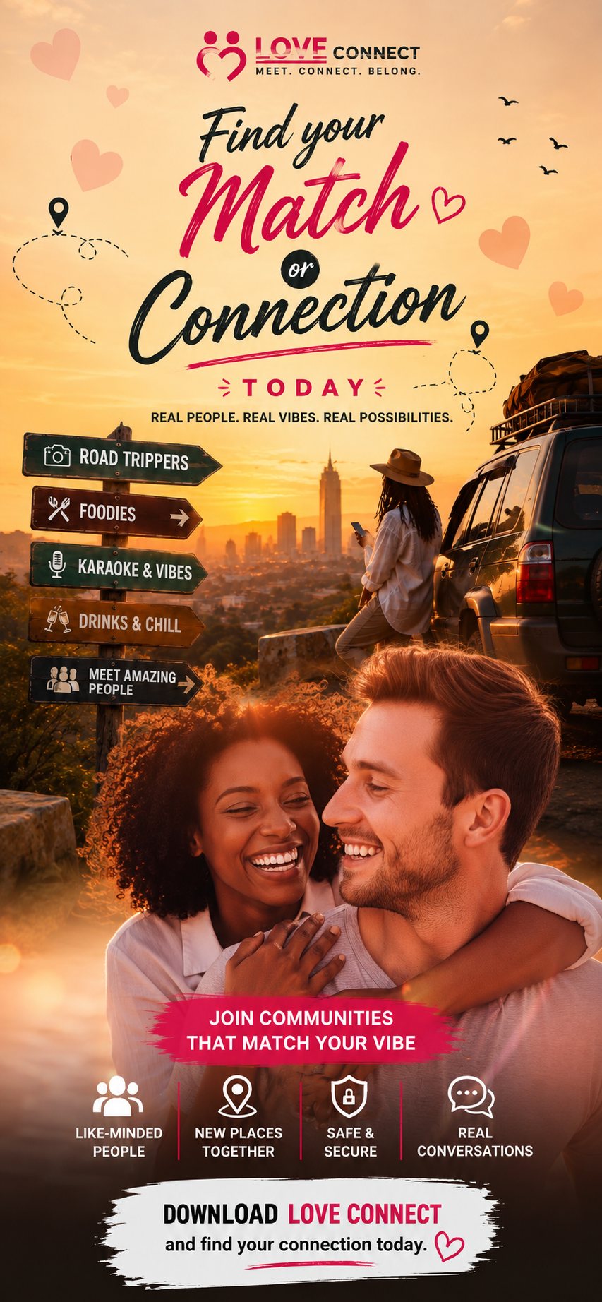 LoveConnect — find your match or connection today